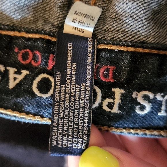 NWOT US Polo Assn: Slim Straight Fit Jeans, Dark-wash, 34x30 - Picture 8 of 9